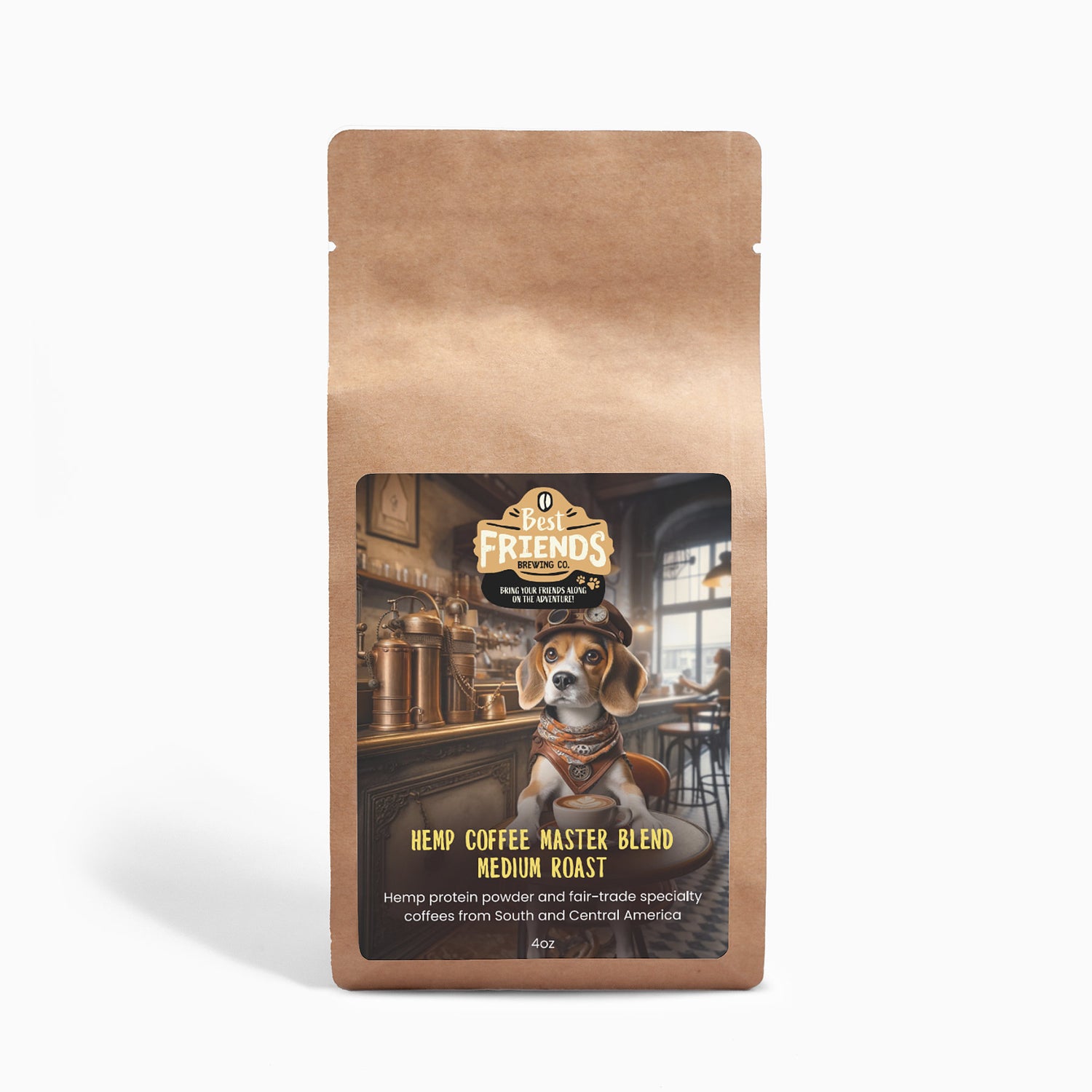 Hemp Coffee Master Blend Medium Roast 4oz