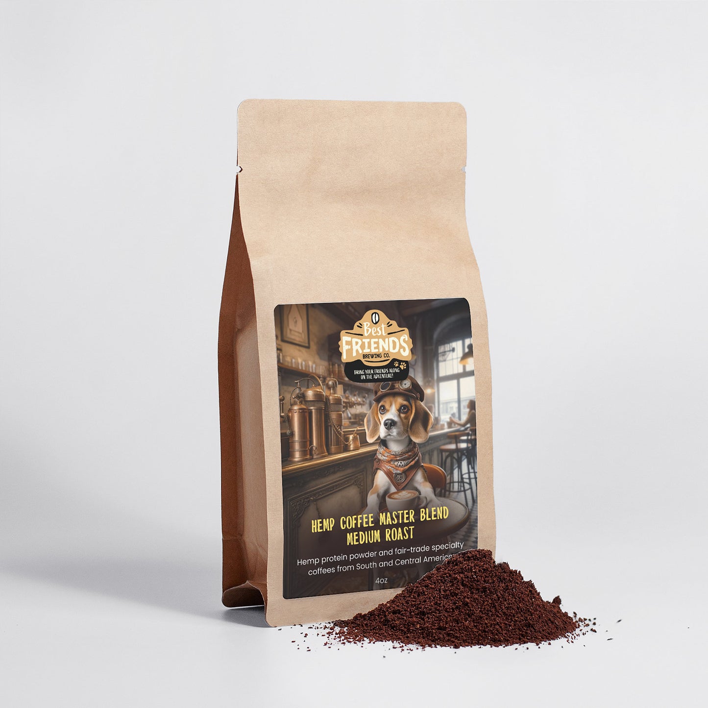 Hemp Coffee Master Blend Medium Roast 4oz