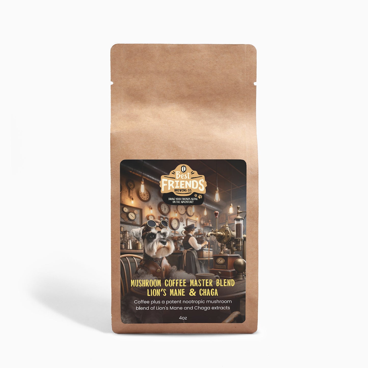 Mushroom Coffee Master Blend - Lion’s Mane & Chaga 4oz