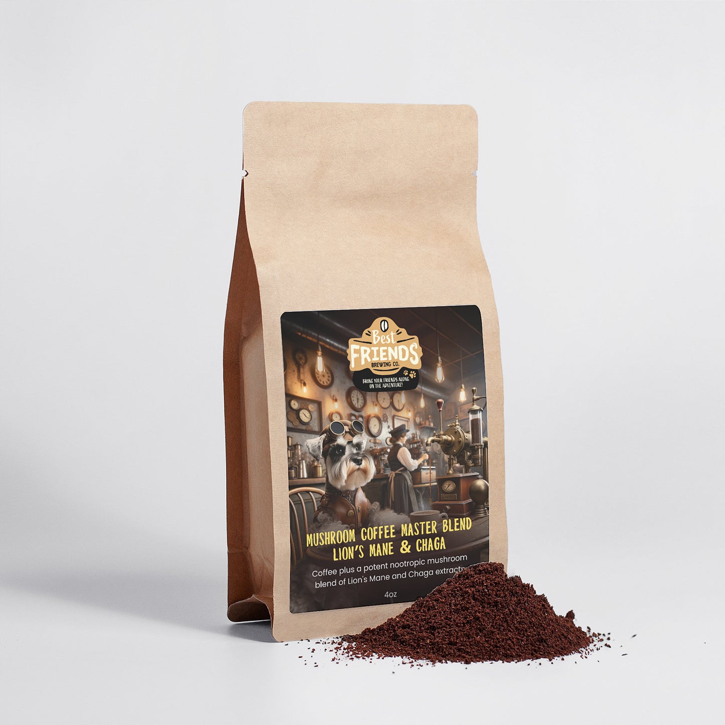 Mushroom Coffee Master Blend - Lion’s Mane & Chaga 4oz